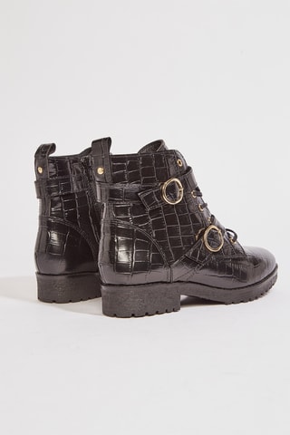 Botins em couro Flocci - Preto