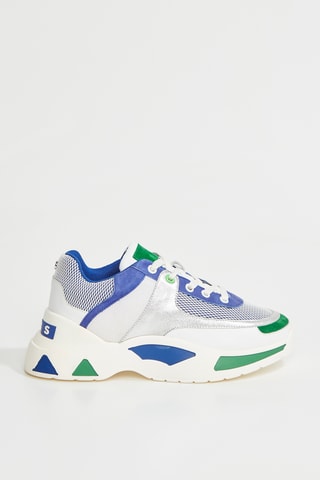 Sapatilhas com plataforma de couro Harena - Branco