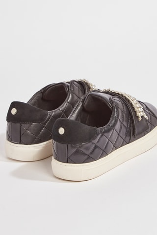 Sapatilhas em couro Hextra - Preto