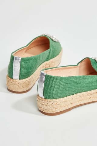 Alpargatas com plataforma Hijoa - Verde