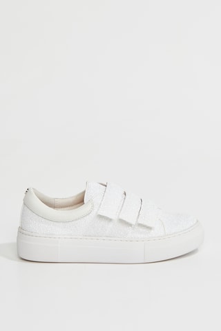 Sapatilhas em couro Hilana - Branco