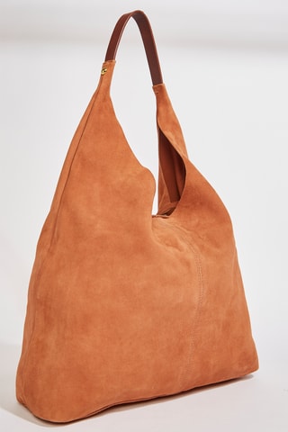 Mala shopper en nobuck Noumea2 - Camel
