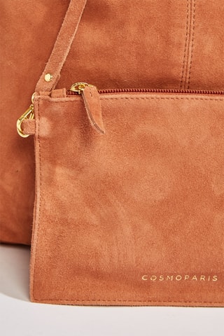 Mala shopper en nobuck Noumea2 - Camel