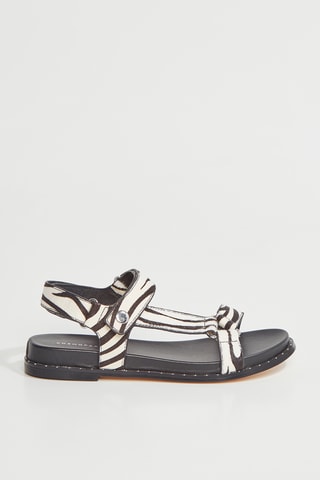 Sandálias em couro Hines - Preto