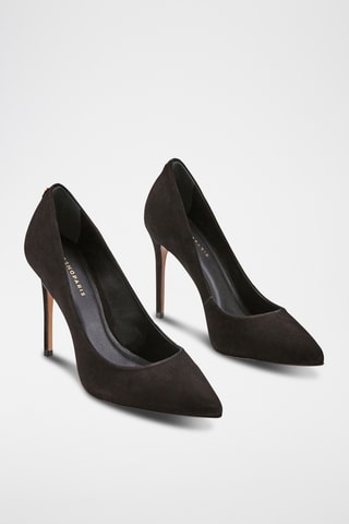 Sapatos de salto em couro Jissia - Preto