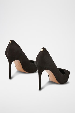 Sapatos de salto em couro Jissia - Preto