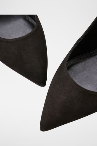 Sapatos de salto em couro Jissia - Preto