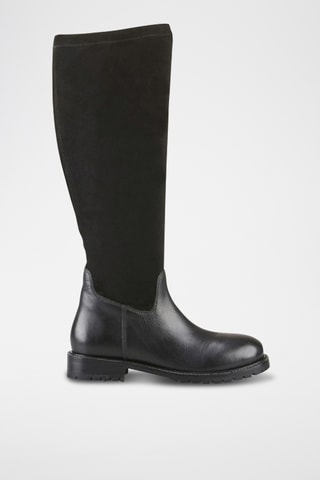 Botas em couro Kady - Preto