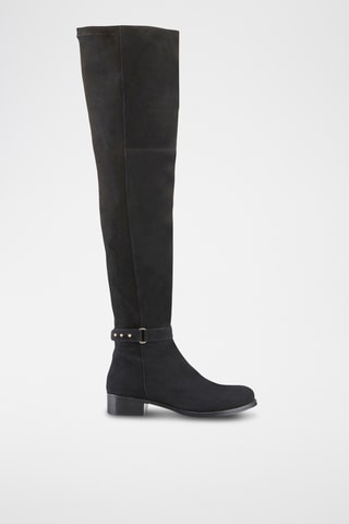 Botas acima do joelho Kayline - Preto