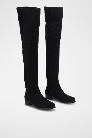 Botas acima do joelho Kayline - Preto