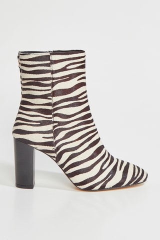 Botins em couro Lexica - Branco