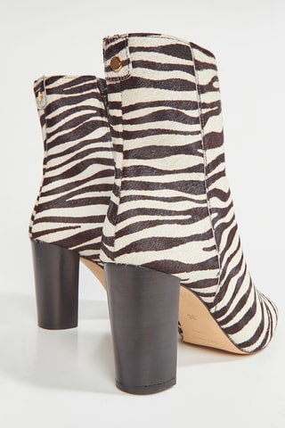 Botins em couro Lexica - Branco