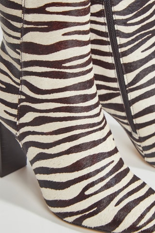 Botins em couro Lexica - Branco