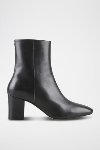Botins em couro Lexis - Preto