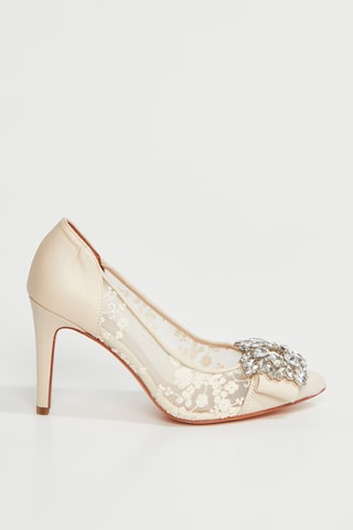 Sapatos de salto em couro Manifika - Dourado