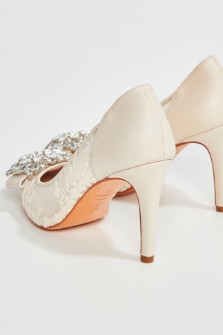 Sapatos de salto em couro Manifika - Dourado