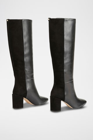 Botas em couro Rabea - Preto