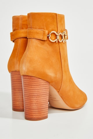 Botins em nobuck Reina - Camel