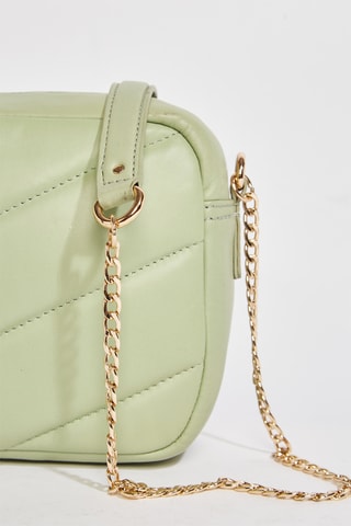 Mala a tiracolo em couro Abrina - Verde