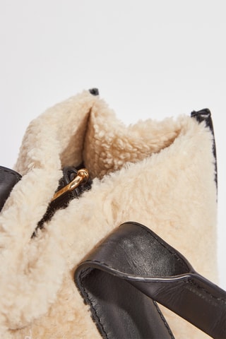 Mala em couro Arie - Bege