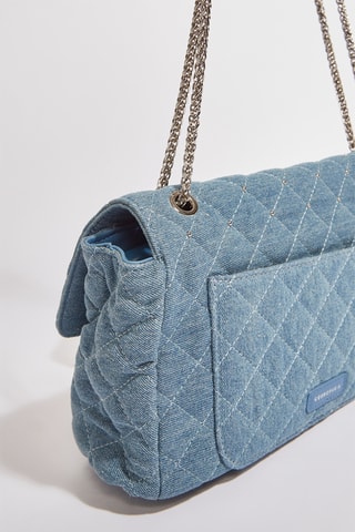 Mala a tiracolo em ganga Onela2 - Azul-claro