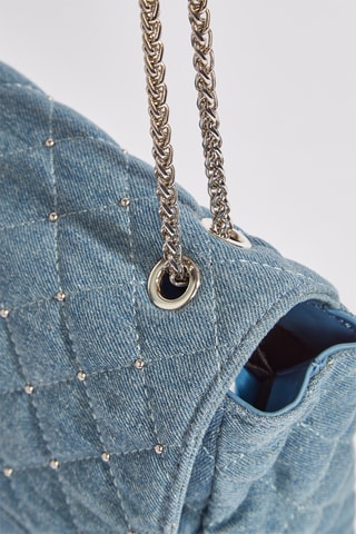 Mala a tiracolo em ganga Onela2 - Azul-claro