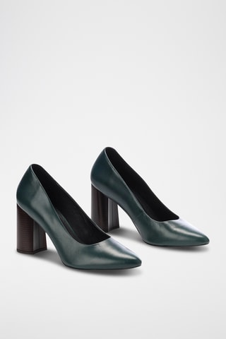 Sapatos de salto em couro Valantine - Verde