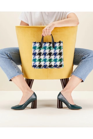 Sapatos de salto em couro Valantine - Verde