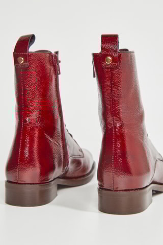 Botins em couro Valdea - Bordô