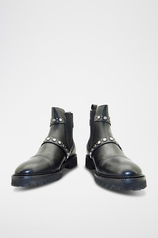 Bottines Chelsea en cuir Valerian - Noir