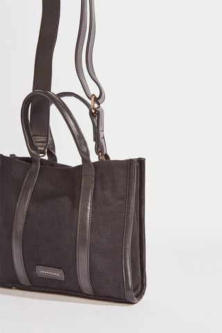 Mala em couro Arimi - Preto