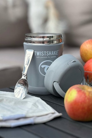 Boîte à lunch isotherme sans BPA en acier inoxydable et silicone - 350 ml