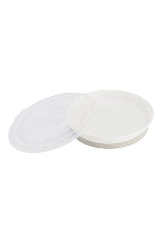 Assiette 2 en 1 sans BPA en silicone - 20 cm - Dès 6 mois