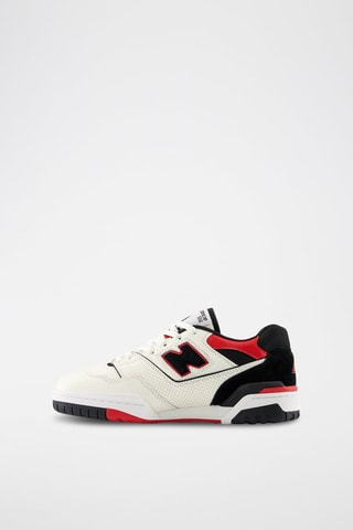 Baskets en cuir 550 - Rouge et noir