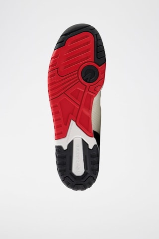 Baskets en cuir 550 - Rouge et noir