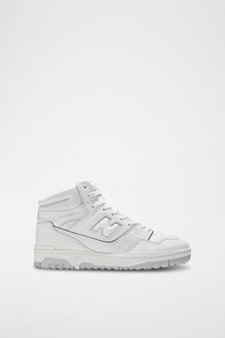 Baskets montantes en cuir 650 - Blanc