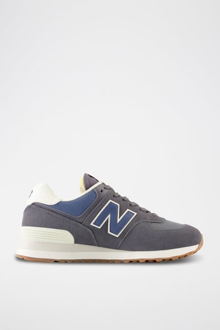 Baskets en cuir 574 - Gris