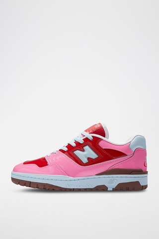 Baskets en cuir verni 550 - Rose