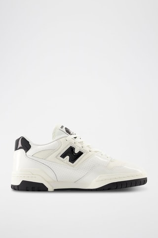 Baskets en cuir verni 550 - Blanc