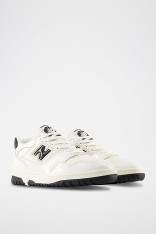 Baskets en cuir verni 550 - Blanc