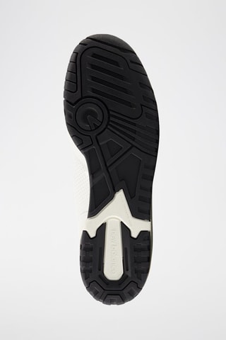 Baskets en cuir verni 550 - Blanc