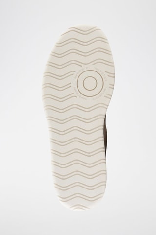 Baskets plateformes en nubuck 302 - Blanc et rose