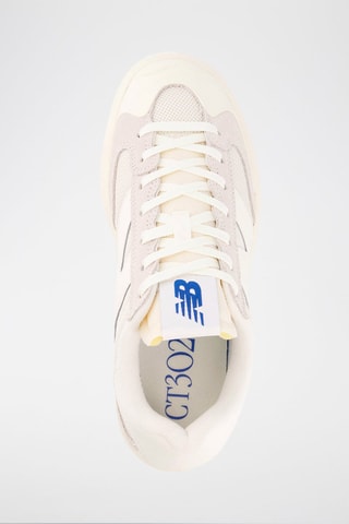 Baskets plateformes en nubuck 302 - Blanc