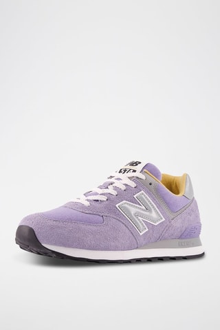 Baskets en cuir 574 - Violet