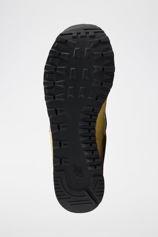 Baskets en nubuck 574 - Jaune