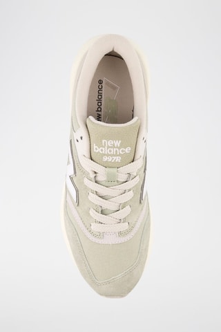 Baskets en nubuck 997 - Vert clair