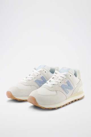 Baskets en cuir 574 - Blanc