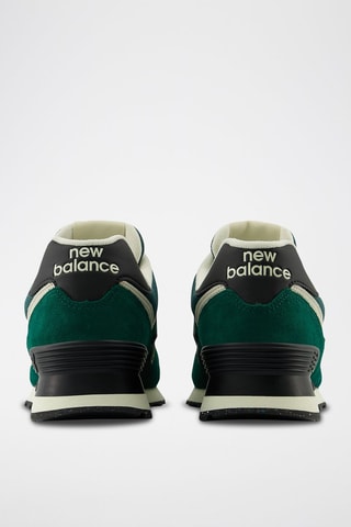 Baskets en nubuck 574 - Vert