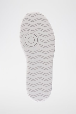 Baskets plateformes en cuir 302 - Blanc