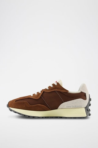 Baskets en nubuck 327 Lifestyle - Marron et blanc